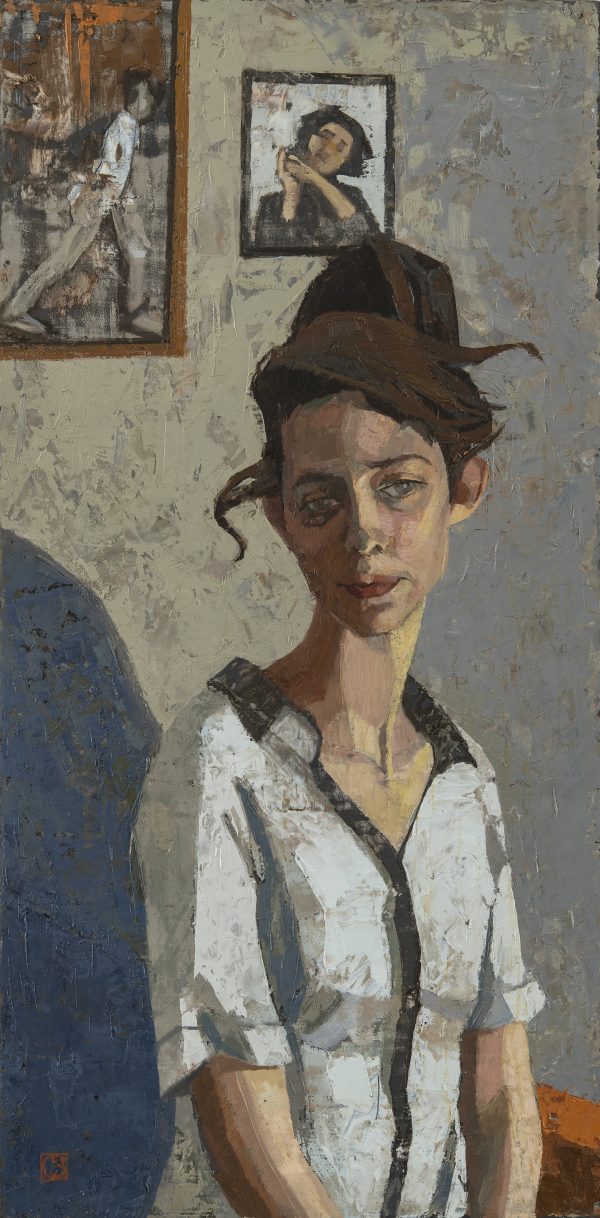 Ruth, Oil on Panel, 48.5 x 30 cm