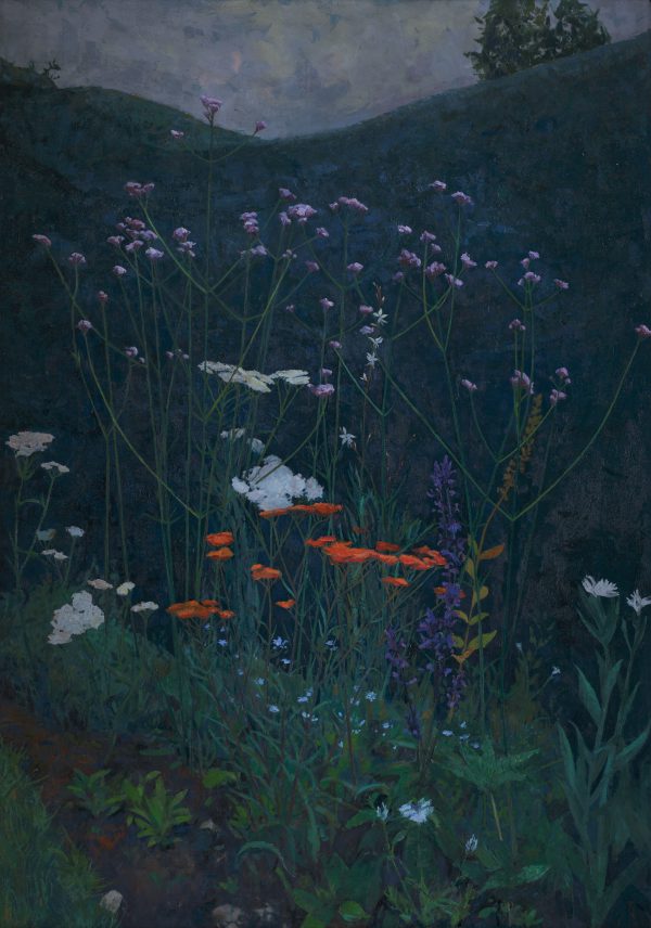 Evening Hymn, Oil on Gesso Panel, 94 x 66 cm