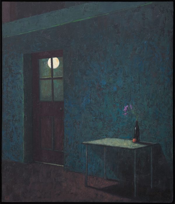 Doorway, Night, Oil on Gesso Panel, 40 x 30 cm