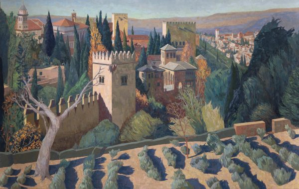 Gardens over a Forgotten City, Oil on Canvas, 120 x 190 cm