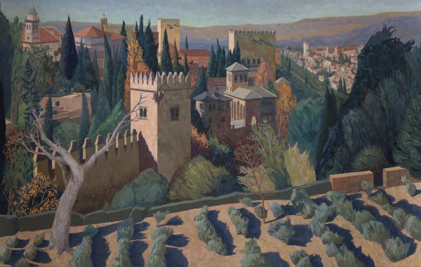 Gardens over a Forgotten City, Oil on Canvas, 120 x 190 cm