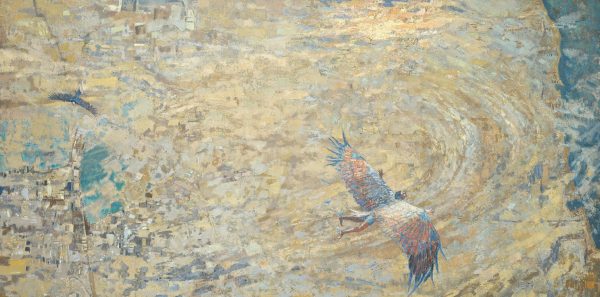 Icarus, Oil on Panel, 92 x 183 cm