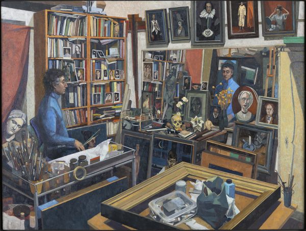 Face to Face, Oil on Gesso Panel,  104 x 80 cm