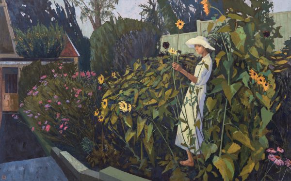 The Artist’s Garden, Oil on Linen, 76 x 121 cm